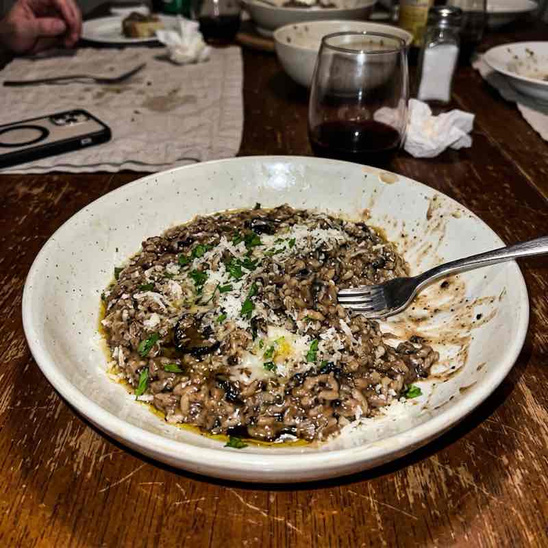 Szarvasgombás risotto